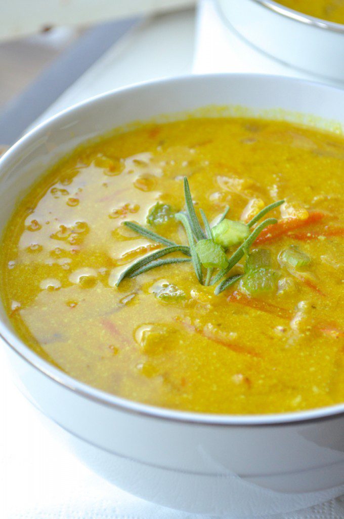Indian Coconut Curry Soup
