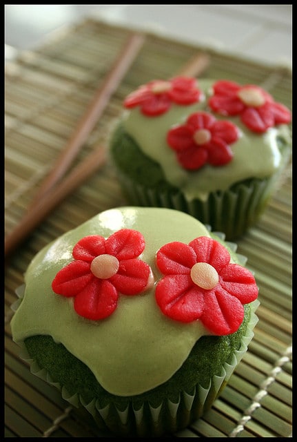 green tea vegan cupcakes