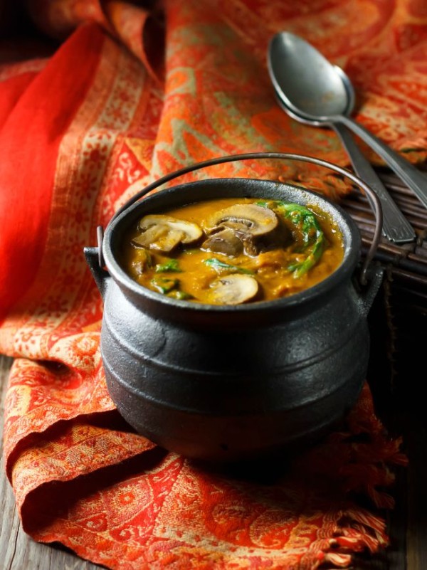 Hot and Hearty Mushroom Curry