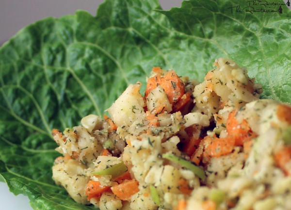 Raw vegan "chicken salad" recipe