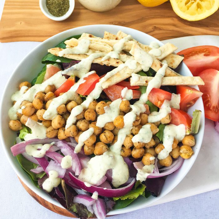 Vegan "Gyro" Salad