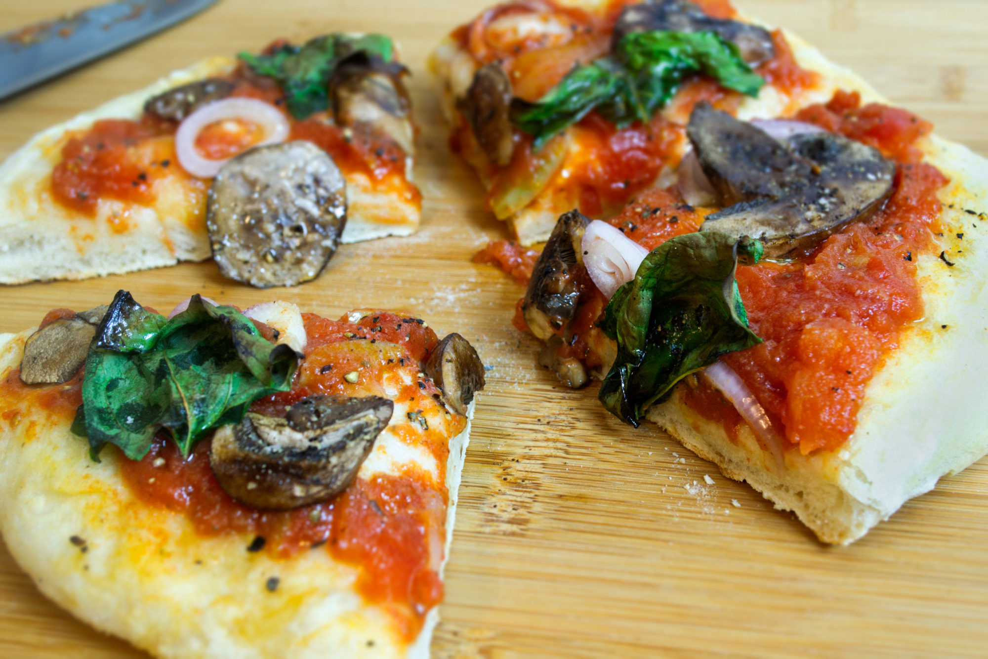 Homemade Vegan Neapolitan Pizza