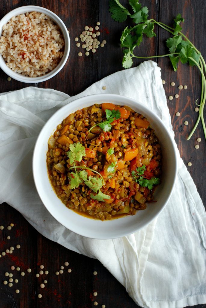 Jamaican Curried Lentils