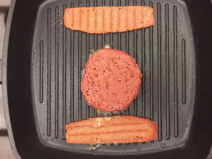 Copycat Checkers Champ Burger and Fries Vegan Recipe