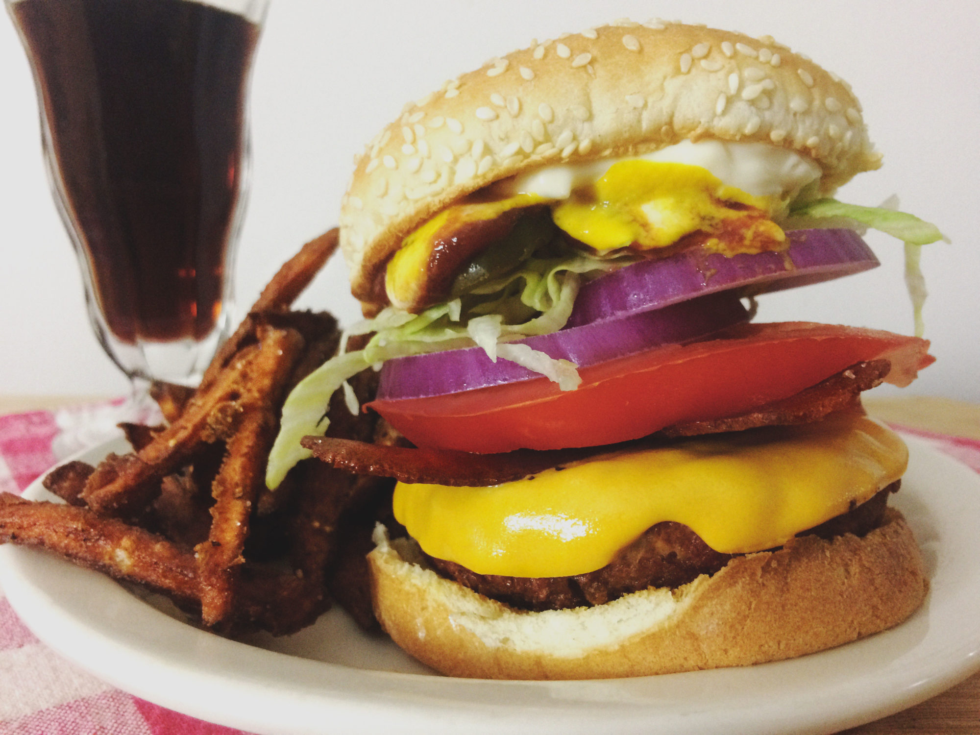 Copycat Checkers & Rally’s Champ Burger and Fries