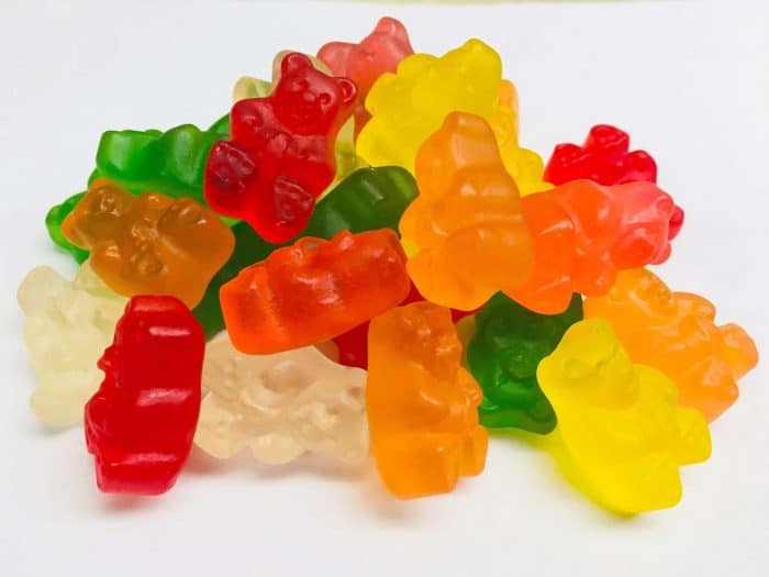 a pile of colorful gummy bears