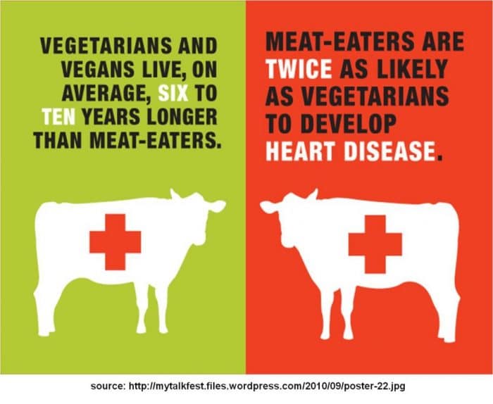 vegetarian vs meat eater